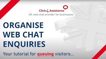 Click4Assistance Web Live Chat Software Tutorial - How To Configure Queueing