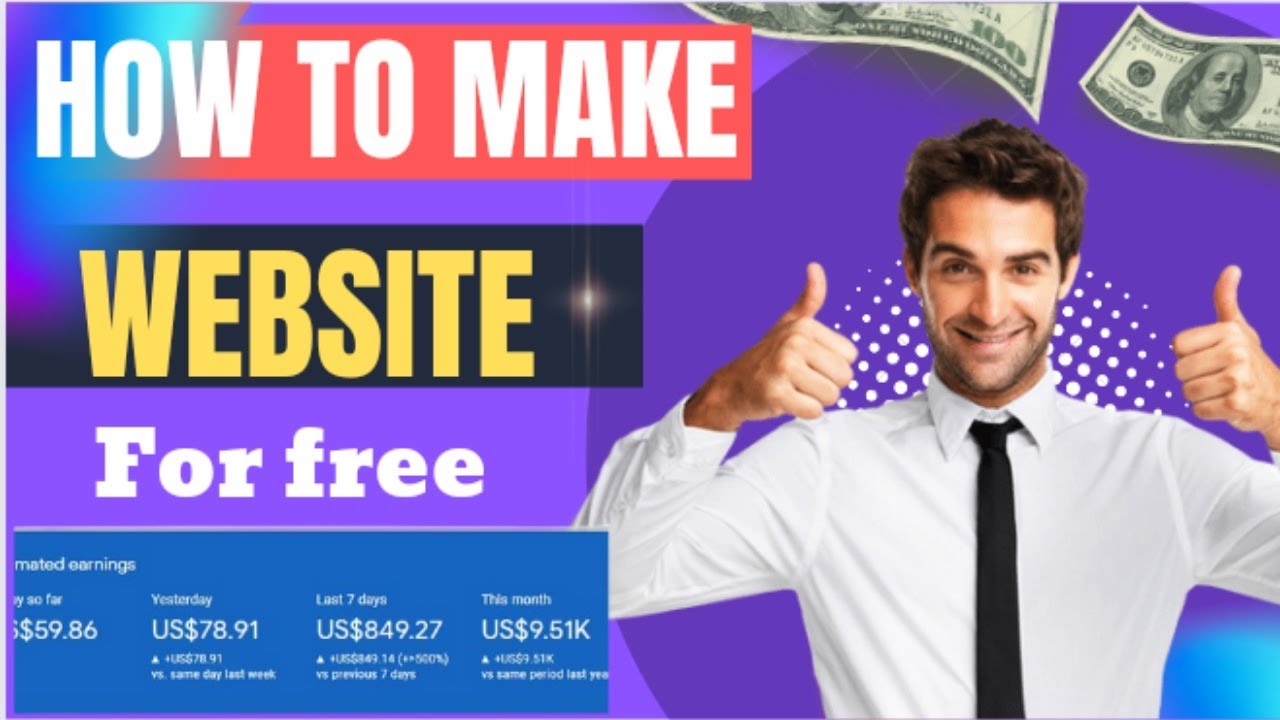 How To Make a Website in 5 Minutes For Free | Website Kaise Banaye ...