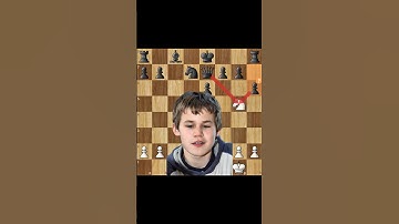 young Magnus Carlsen brilliancy !!! (3) #chess #sacrifice #brilliant #magnuscarlsen