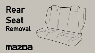 How to Remove Your Rear Seat
