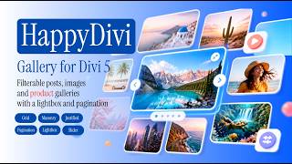 HappyDivi Gallery: The Divi 5 Gallery Plugin With Grid, Masonry, Justified & WooCommerce