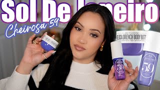 NEW! 💜 SOL DE JANEIRO CHEIROSA 59 PERFUME MIST + DELICIA DRENCH BODY BUTTER REVIEW 💜 AMY GLAM