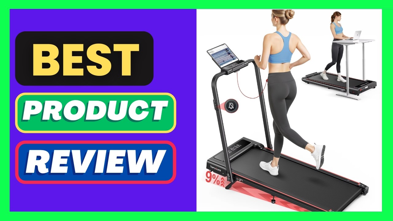 4-IN-1 Flat Walking Treadmill 9% Incline 2.5HP Motor 0.6-7.6 MPH Speed