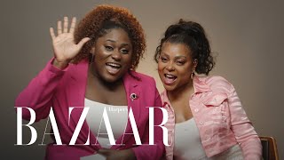 Taraji P. Henson & Danielle Brooks Test Their Friendship | Harper's BAZAAR