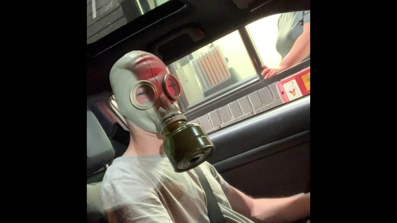 Gas Mask in McDonald’s Drive-Thru!!! - YouTube