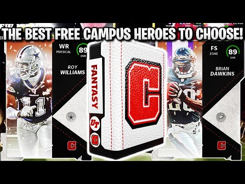 THE BEST FREE 89 OVERALL CAMPUS HEROES TO PICK! WHICH CAMPUS HEROES TO PICK! | MADDEN 22