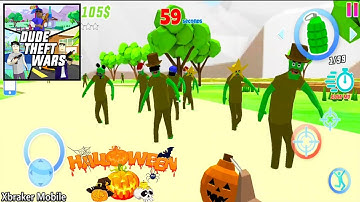 Dude Theft Wars: Open World Sandbox Simulator BETA - New Update Halloween 2019  Android Gameplay FHD