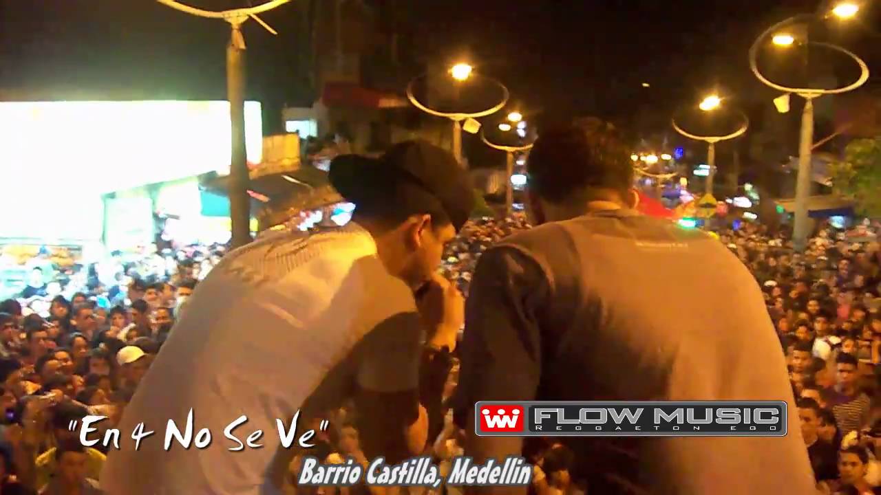 J Alvarez Ft. Lui-G 21 Plus @ En 4 No Se Ve (LIVE) Barrio Castilla Medellin