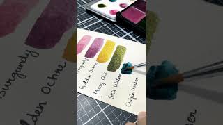 Deep Muse Watercolour Swatches 🎨 #watercolor @Altenew