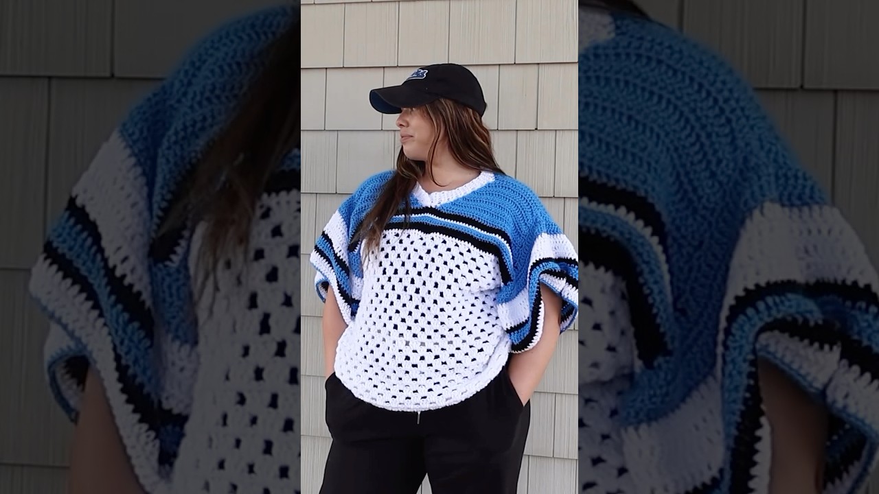 CROCHET JERSEY PATTERN IS OUT 🚨#crochetpattern
