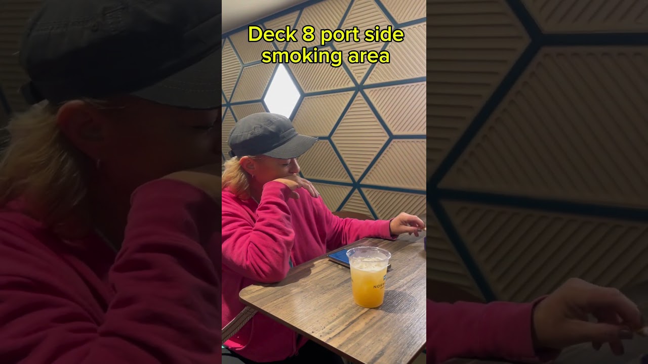 Where can you smoke on the NCL Encore? Here are the 3 areas you can go! 