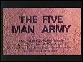Spaghetti Western: Ennio Morricone "The Five Man Army" 1969 (Opening Credits)