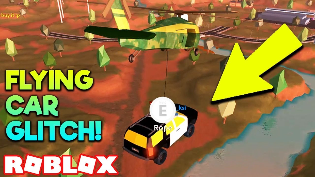 How To Make A Car Fly Army Helicopter Rope Glitch Roblox Jailbreak 1 Year Update Youtube - jailbreak style heli flys roblox