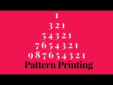 java pattern program