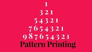 java pattern program