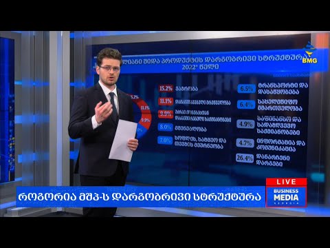 #საქმიანისაღამო - მთლიანი შიდა პროდუქტის მოცულობა 10.1%-ით გაიზარდა;