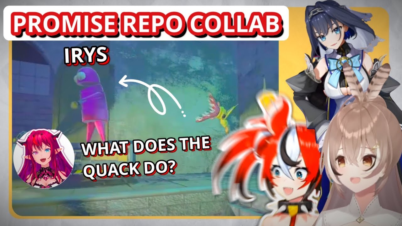 IRyS is So *PON* In Holo Promise Repo Collab! | Holo Promise Collab ...