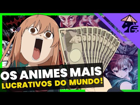 Top 10 Animes Mais Lucrativos do Mundo! 💸💸 