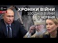 100-й день війни. Путін помирає? Інформаційні атаки рф, санкції ЄС без патріарха Кірілла