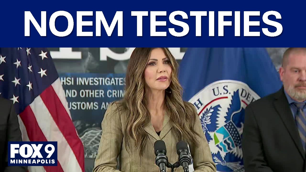 Kristi Noem testifies on Renee Good, Alex Pretti shootings