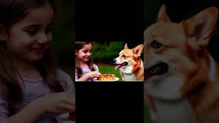 Девочка и Корги