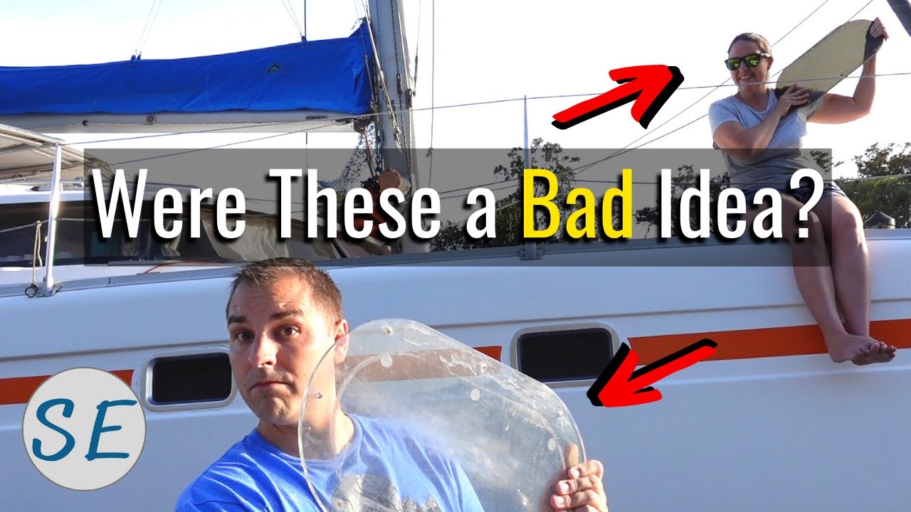 ⁣Plexiglass Portlights?    We are installing NEW VETUS Portlights for Our Catamaran Sailboat!