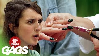 Tearing Woman's Nail Off - Manicure Nightmare