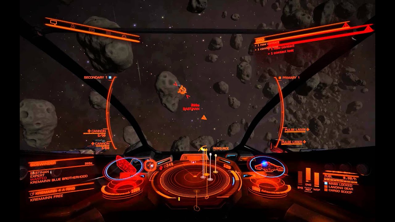 Elite: Dangerous - Bounty Hunting at a Resource Extraction Site