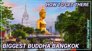 Biggest Buddha Statue in Bangkok - How to Get There with MRT - Wat Paknam