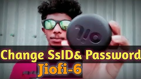 How to change Jiofi-6  ssid & password in (JMR1040)/I got tech
