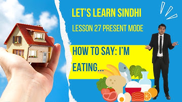 LEARN SINDHI | PRESENT MODE | "I