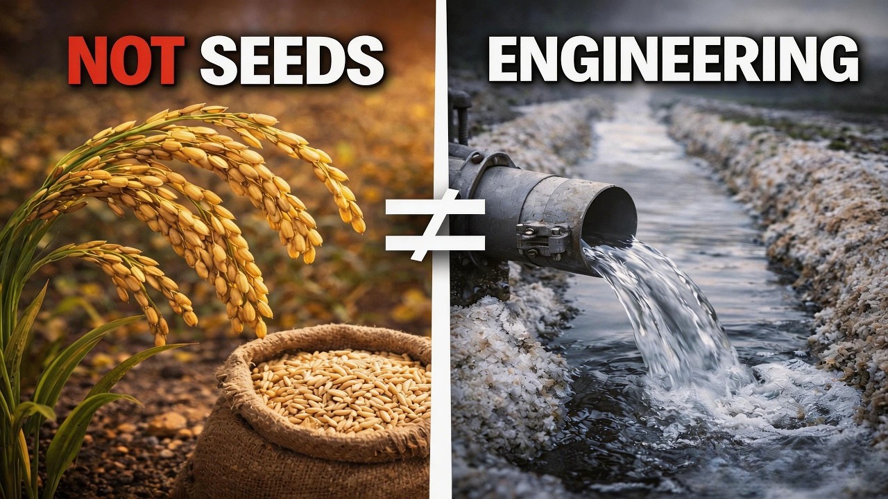 Действительно ли можно выращивать рис в морской воде? Почему это не спасёт мир.