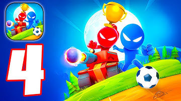 Stickman Party - Gameplay Part 4 Tournament Mode 1 2 3 4 Players Free Random MiniGames Update