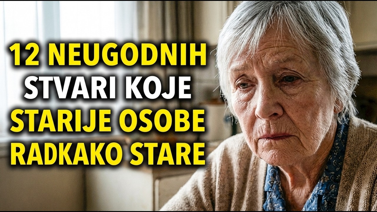 Imam 82... Evo 12 neugodnih stvari koje stariji rade kako stare, a na koje vas nitko nije upozorio