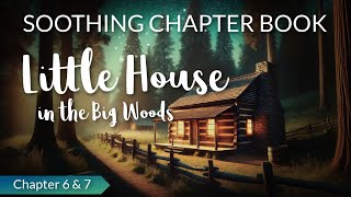 Fireside Storytelling LITTLE HOUSE IN THE BIG WOODS (Ch  6 &amp; 7) Cozy Bedtime Story Reading for Sleep