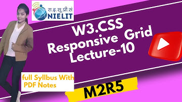 #10: tutorial of w3-css | W3.CSS Responsive Fluid Grid | #mcawali #viral #computer
