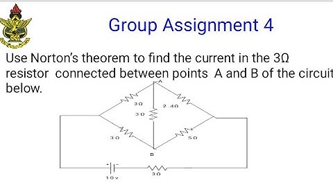 1️⃣6️⃣. Bridge circuit Norton