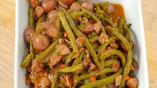 My Family Is ADDICTED To These Smothered Green Beans
