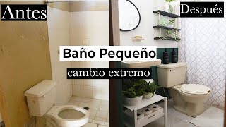 ✅ Baño Pequeño INFONAVIT 3m2 Cambio RADICAL (ELEGANTE)