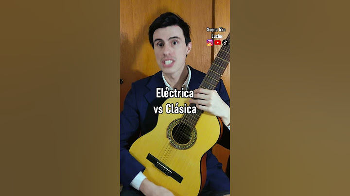 Eléctrica vs Clásica | Suena like Lucho #shorts #guitarra