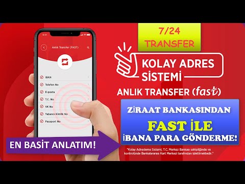 ZİRAAT BANKASI FAST İLE İBANA NASIL PARA GÖNDERİLİR?