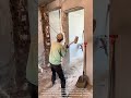 💥🧱 Sledgehammer Demolition: Breaking Down an Interior Brick Wall