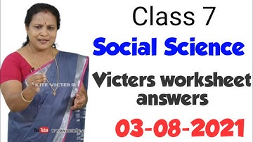 Class 7 Social science worksheet | Today