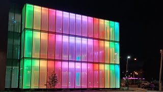 Colour Changing Building