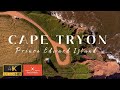 Cape tryon lighthouse  prince edward island  canada in 4k drone