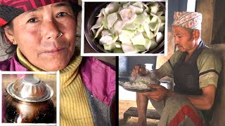 Family in the jungle || Season - 3 ||  Video - 23 ||  Chayote curry and rice cooking in the village