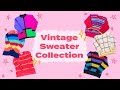 ✨ My Vintage Sweater Collection ✨ How I Style Sweaters