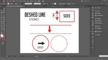 How to Create DASHED LINE in Adobe Illustrator - Vector Tutorial