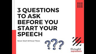 3 Questions You Need To Answer Before Preparing Your Presentation