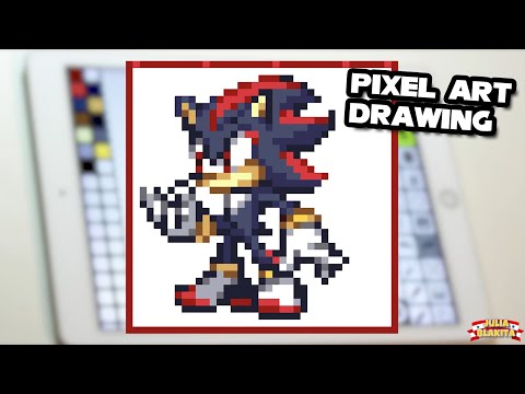 Shadow the Hedgehog (Sonic Battle) - Pixel Art